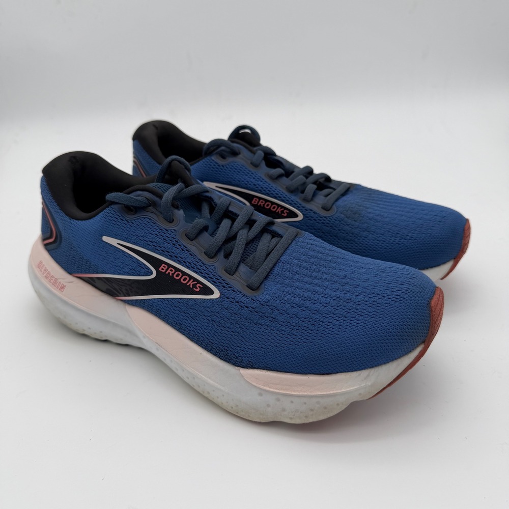 Brooks Glycerin 21 Blue Pink Running Shoes 1204081B496 Womens 9.5 Medium B